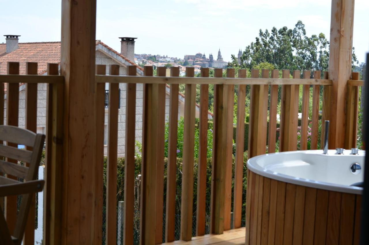 Cabanas Compostela - Cabana La Catedral Con Banera De Hidromasaje Santiago de Compostela Ngoại thất bức ảnh